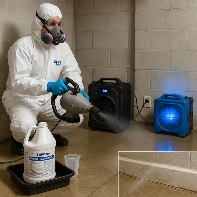 Sanitization and Odor Removal process in Monfort Heights, OH