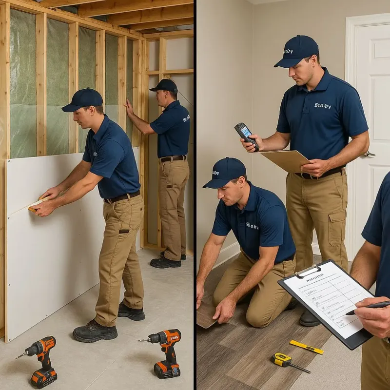 Repairs and Reconstruction process in Monfort Heights, OH